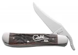 Case Cutlery RussLock Silver Script Walnut Bone