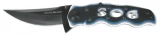 SOG Topo Meridian Black TiNi Pocket Knife with Aluminum/Zytel Handle