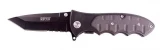 Humvee Tactical Recon Folder Pocket Knife with Partially Serrated Tant