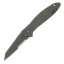 Kershaw Random Leek Pocket Knife with Partially Serrated Gray Blade