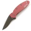 Kershaw K.O. Chive Pocket Knife with Pink Aluminum Handle