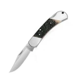 Kershaw Knives Black Gulch Pocket Knife with Jigged Bone Handle