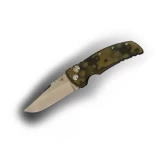 Hogue OD Green Camo G-10 Handle Pocket Knife with 3.5" Drop Point Blade, Plain