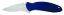 Kershaw Knives Scallion - Aluminum Blue Boxed Single Blade Pocket Knif