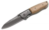 Magnum by Boker Father Pocket Knife with Olive Wood Handle