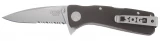 SOG Knives Twitch XL Pocket Knife with Partially Serrated Satin Blade