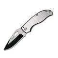 Fury Sporting Cutlery Silver Edge Folder, Silver Brushed Aluminum Hand