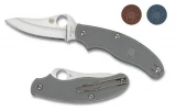 Spyderco UK Knife, Gray Handle, ComboEdge