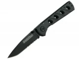 Smith & Wesson Extreme Ops Pocket Knife with Black Aluminum Handle