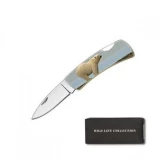 Fury Sporting Cutlery Folder Pocket Knife with Polar Bear Lithograph H