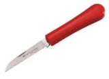 Taylor's Eye Witness (Sheffield England) Lambfoot Knife with Red Handl