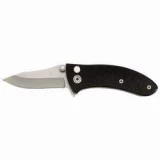 Maxam Assisted Opening Pocket Knife with Black Anodized Aluminum Handl