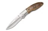 Remington Sportsman Insignia Small Hunter Folder Knife w/Burl Wood Han