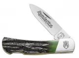Remington Green Jigged Bone Gentlemans Drop Point Pocket Knife