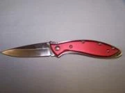 Kershaw Knives Splinter Red Single Blade Pocket Knife