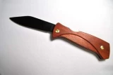 EKA Swede 60 Bubinga Wood Handle Single Black Blade Pocket Knife