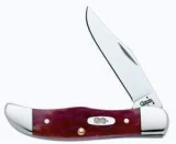 Case Cutlery Single Blade Pocket Hunter Red CV Bone Pocket Knife