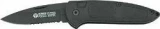 Boker USA Boker Black Police Knife 7207B Single Blade Pocket Knife