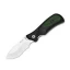Buck Knives Folding ErgoHunter, Green & Black Rubber Handle, Plain