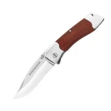 Winchester Shaped Wood SIngle Blade 3.50 in, Stainless Steel Bolster