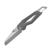 Gerber Crevice, Single Blade Pocket Knife with Textured Aluminum Handl