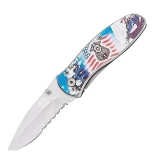 Fury Sporting Cutlery Police Knife, ComboEdge Pocket Knife