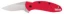 Kershaw Knives Scallion Red Straight Edge Pocket Knife