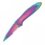Kershaw Knives Rainbow Leek Serrated Pocket Knife