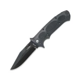 Ka-bar Knives Dozier Bobcat Folder, Black Zytel Handle, Black Blade, P