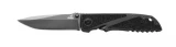Gerber Icon Tactical, Black Aluminum Handle, Plain Edge Pocket Knife