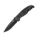 Gerber Answer 3.25, Black Aluminum Handle, Black Tanto, Plain Edge Poc