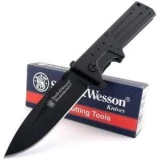 Smith & Wesson Homeland Security Pocket Knife with Anodized Aluminum H