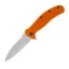 Kershaw Knives Zing Pocket Knife with Orange Polymide Handle, Plain