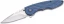 Buck Knives Impulse Knife with Midnight Blue Aluminum Handle, Plain
