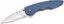 Buck Knives Impulse Knife with Midnight Blue Aluminum Handle, ComboEdg