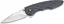 Buck Knives Impulse Knife with Gun Metal Grey Aluminum Handle, Plain