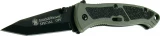 Smith & Wesson Small Special Ops Knife with Green Aluminum Handle with