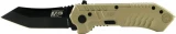Smith & Wesson M&P Tactical Police Magic Knife with Tan Handle and Bla