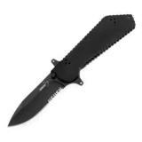 Boker Plus Armed Forces Folder II Knife with G-10 Handle and Black Com