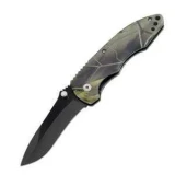 Magnum by Boker Chameleon Knife with Camo Aluminum Handle and Black Pl