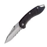 Schrade Schrade Small Assisted Opening Serrated Knife with Black ABS/S