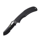 Gerber EZ-Out DPSF Knife with Non-Slip Grip and ComboEdge S30V Black B