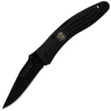 Smith & Wesson Cuttin' Horse Black Shield Plain Edge Knife