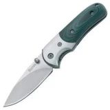 Boker USA Micarta Mammoth Knife with Green Micarta Handle and Plain Bl