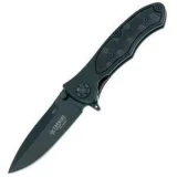 Boker Turbine Junior Tactical Knife with Black G-10 Handle and Black B