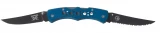 Schrade X-Timer 1 Serrated 1 Plain Blade with Bule Handle