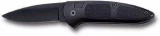 Boker Toplock Knife with Kraton Insert Handle and Black Blade