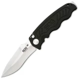 SOG Knives Zoom Mini, Black Aluminum Handle, Satin Plain