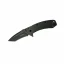 Kershaw Knives Cryo, Blackwash Stainless Handle, Blackwash Tanto Plain
