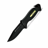 Smith & Wesson Bullet Knife Drop Point Black Aluminum